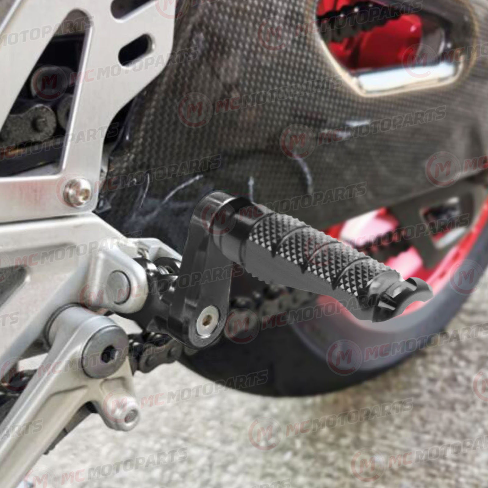 CNC 40mm Lowered Front Foot Pegs For GSX1300R Hayabusa