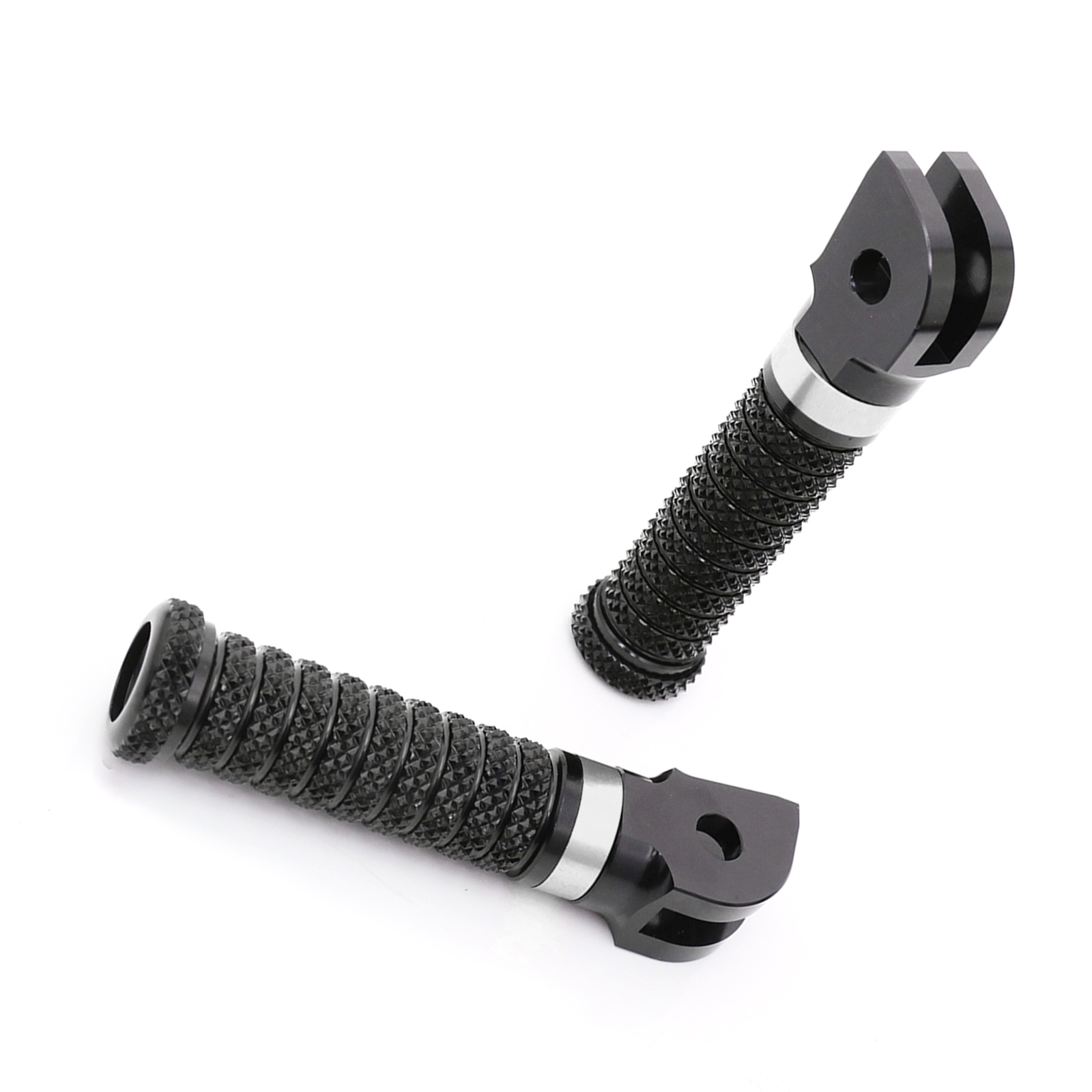 RRING Silver Front Rider Foot Pegs For ZX-6R NINJA ZX-600 95-98 99