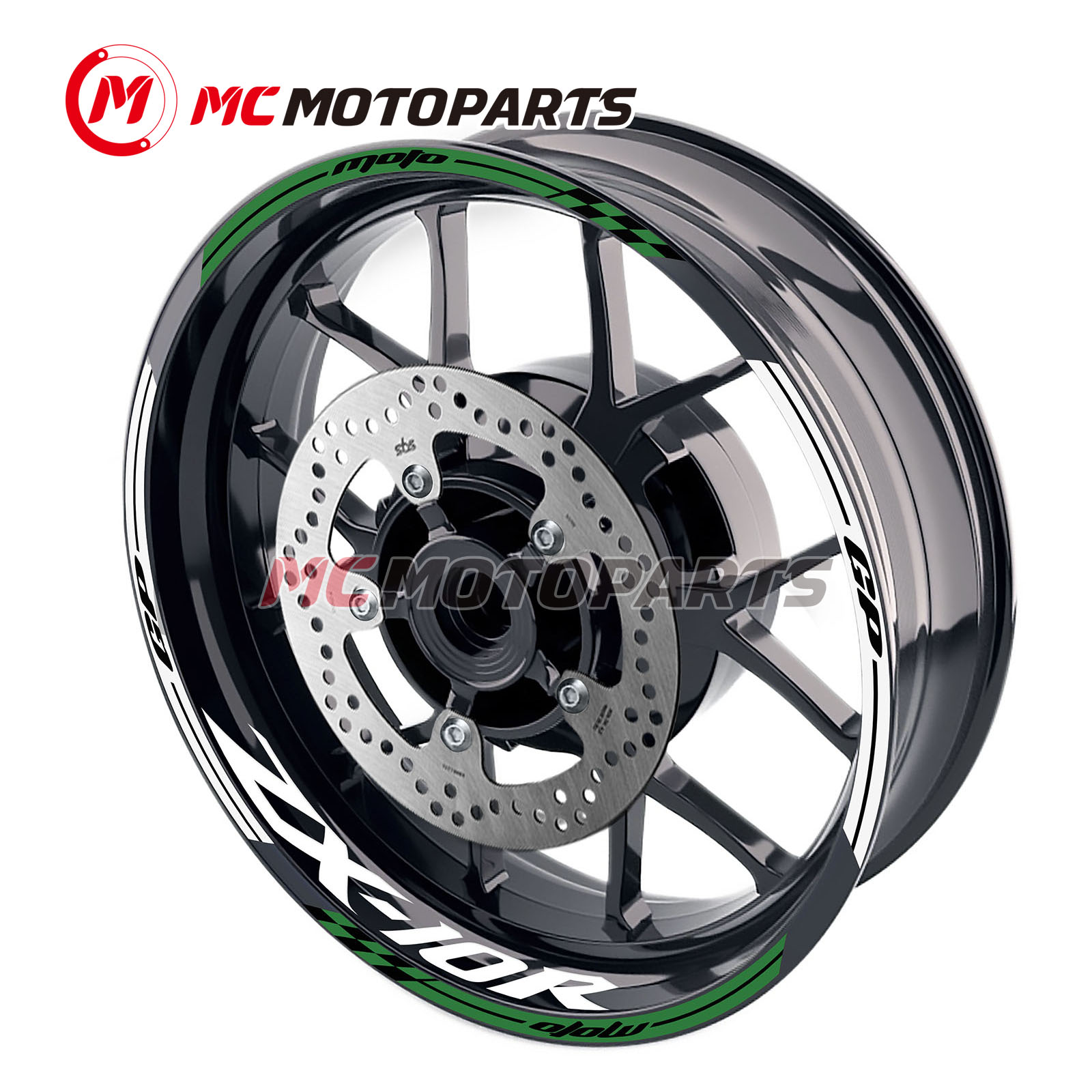 17'' Wheel Rim Decal Stripe Tape Sticker For Kawasaki ZX10R Ninja