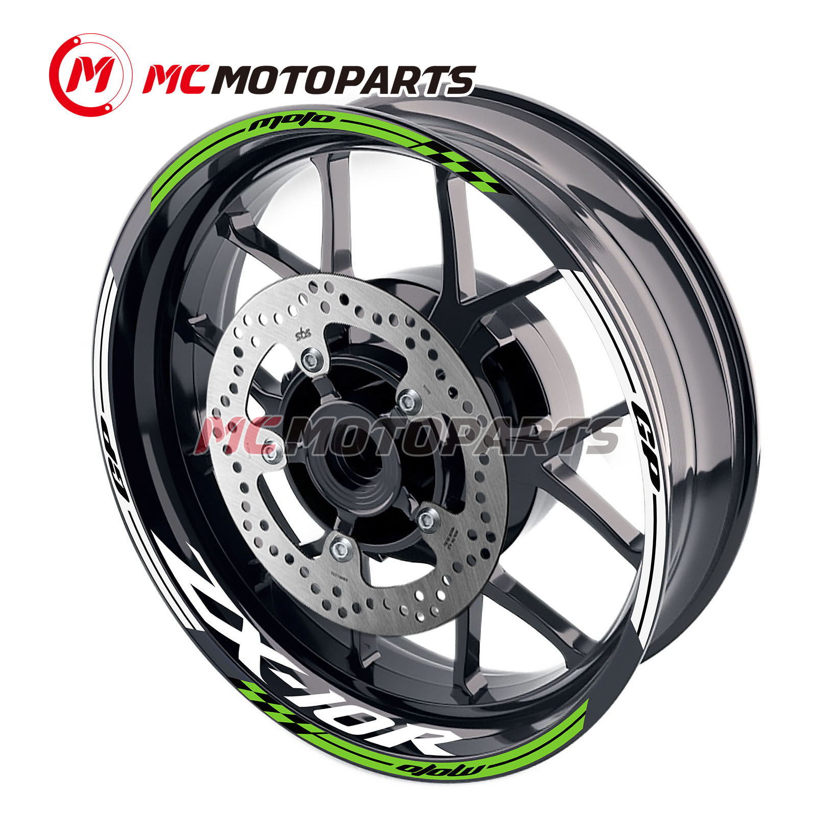 17'' Wheel Rim Decal Stripe Tape Sticker For Kawasaki ZX10R Ninja